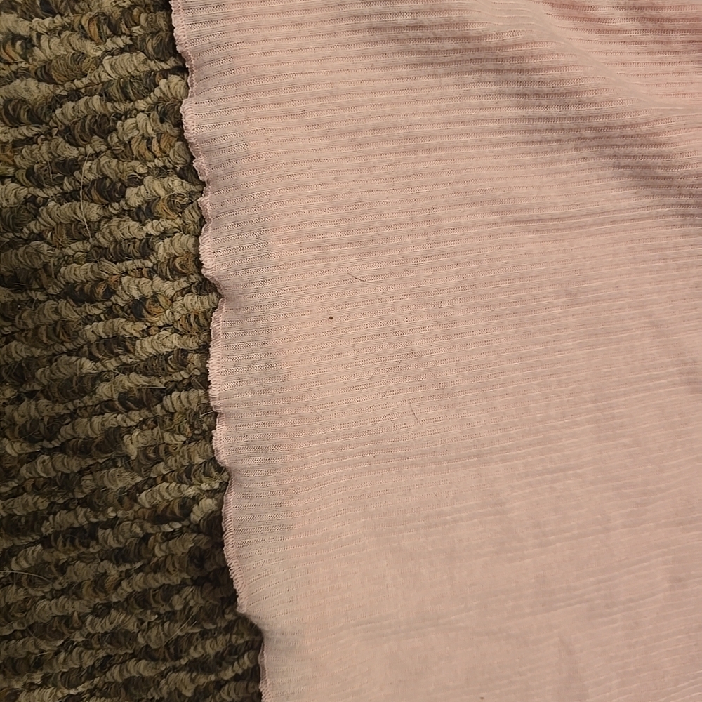 Pink Ribbed Women's Top - Picture 4 of 5